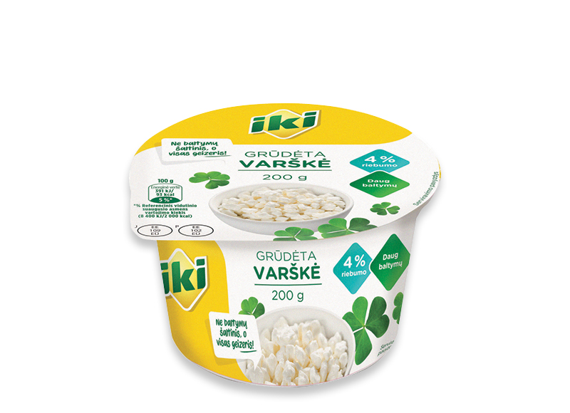 IKI grūdėta varškė