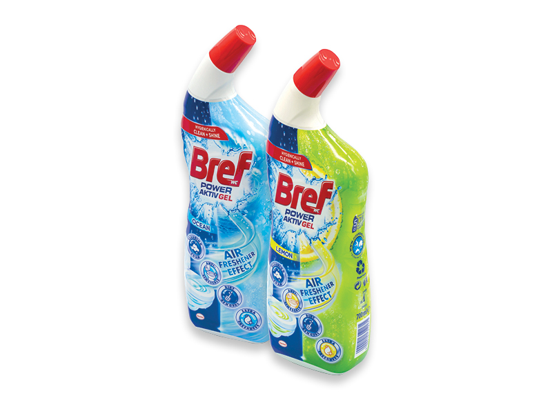 Tualeto valiklis BREF HYGIENE GEL
			, 
				 0,7 l, 3 rūšių, 2,13 Eur/l