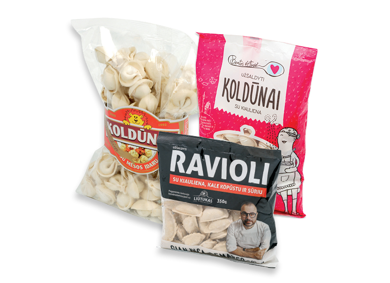 Šaldytiems koldūnams ir virtiniams LIŪTUKAS IR KO