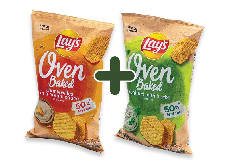 Bulvių traškučiai LAY’S OVEN BAKED
,
125 g, 4 rūšių, 1,89 Eur/vnt. Ir IKI EXPRESS Bulvių traškučiai LAY’S OVEN BAKED
,
125 g, 4 rūšių, 1,89 Eur/vnt. Ir IKI EXPRESS