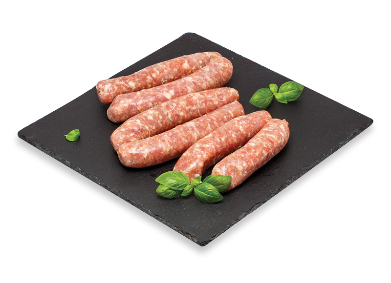 Šviežios tradicinės lietuviškos kiaulienos dešrelės
			, 
				 (sveriamoje vitrinoje), 1 kg A lygio parduotuvėse