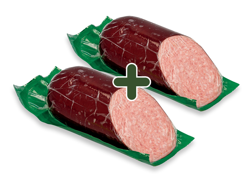 Karštai rūkytas servelatas KAI NORISI MĖSOS vakuume
			, 
				 400 g, 5,39 Eur/vnt. A lygio parduotuvėse