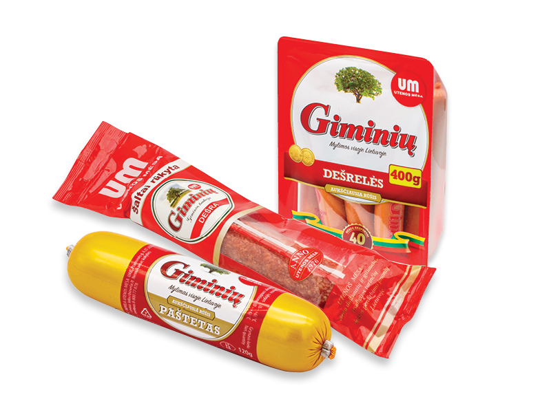 GIMINIŲ mėsos gaminiams
			, 
				 Įvairių rūšių. Ir IKI EXPRESS