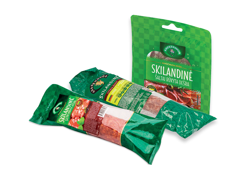 Krekenavos šaltai rūkytoms ir vytintoms skilandinėms dešroms
			, 
				 105 g, 200 g, 350 g, 4 rūšių Ir IKI EXPRESS