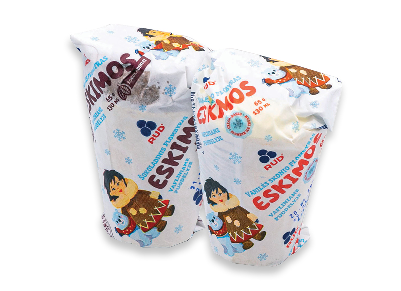 Valgomieji ledai vafliniame puodelyje ESKIMOS
			, 
				 130 g, 2 rūšių, 0,89 Eur/vnt. A lygio parduotuvėse