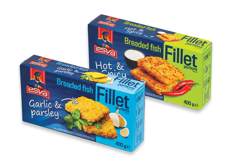 Žuvų filė ESVA
			, 
				 400 g, 2 rūšių, 6,98 Eur/kg