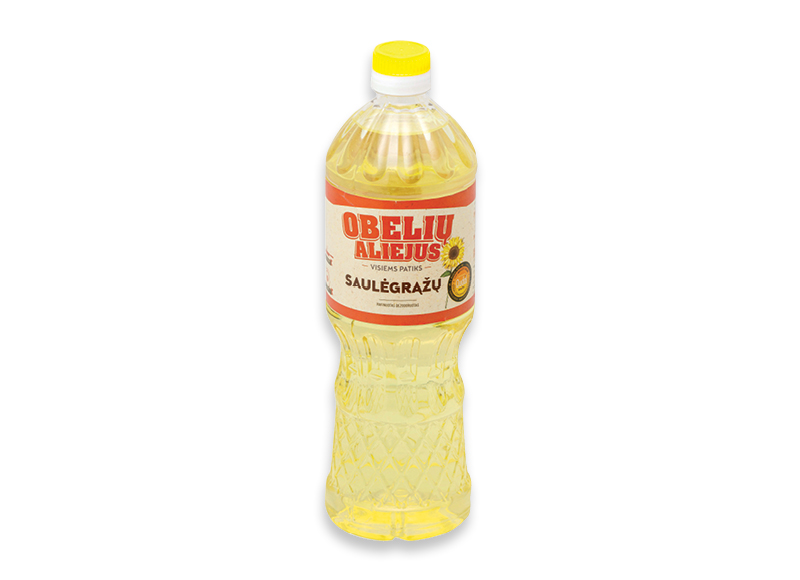 OBELIŲ saulėgrąžų aliejus
			, 
				 0,9 l, 3,66 Eur/l
