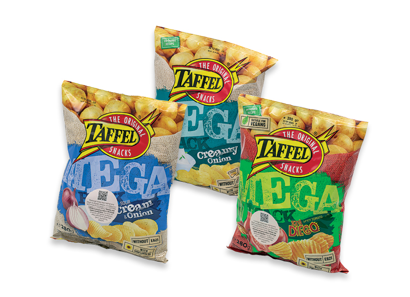 Bulvių traškučiai TAFFEL
			, 
				 280 g, 3 rūšių, 6,75 Eur/kg. A lygio parduotuvėse