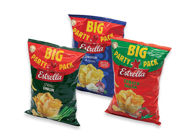 Bulvių traškučiai ESTRELLA
,
130 g, 7 rūšių, 11,46 Eur/kg. Ir IKI EXPRESS Bulvių traškučiai ESTRELLA
,
130 g, 7 rūšių, 11,46 Eur/kg. Ir IKI EXPRESS