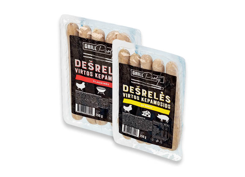 KEPAMOSIOS dešrelės GRILL PARTY
,
250 g, 2 rūšių, 6,36 Eur/kg. Ir IKI EXPRESS KEPAMOSIOS dešrelės GRILL PARTY
,
250 g, 2 rūšių, 6,36 Eur/kg. Ir IKI EXPRESS