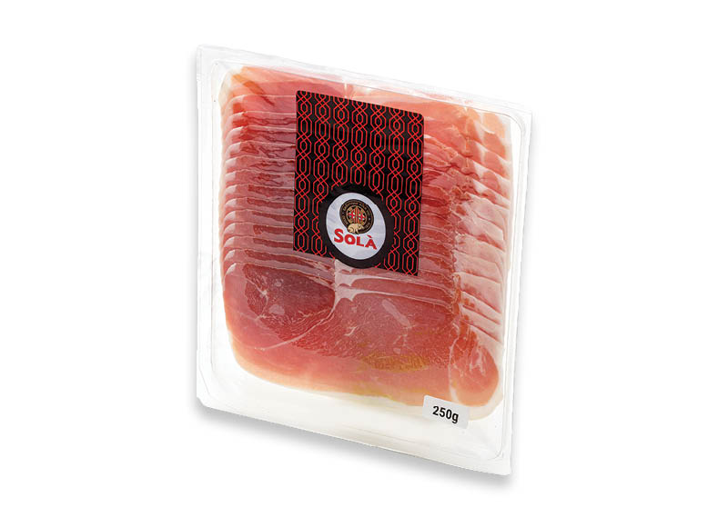 Vytintas SERRANO kumpis SOLA, 250 g, 19,96 Eur/kg. A lygio parduotuvėse Vytintas SERRANO kumpis SOLA, 250 g, 19,96 Eur/kg. A lygio parduotuvėse