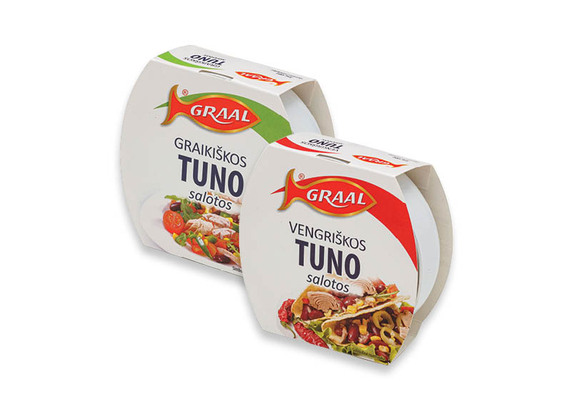 Žuvų konservai GRAAL
			, 
				 160 g, 170 g, 4 rūšių. A lygio parduotuvėse
