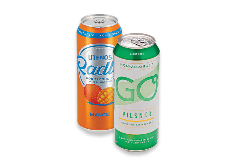 Nealkoholinis alaus kokteilis UTENOS RADLER MANGO ir GO PILSNER
			, 
				 0,5 l, 2 rūšių, 1,38 Eur/l. Ir IKI EXPRESS