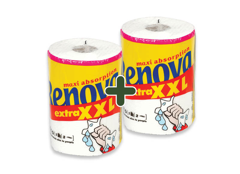 Popieriniai rankšluosčiai RENOVA EXTRA XXL
			, 
				 1 vnt., 1,79 Eur/vnt. Ir IKI EXPRESS