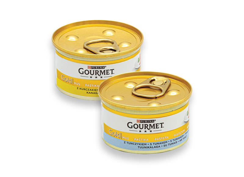 Kačių ėdalui GOURMET GOLD
,
85 g, 8 rūšių, 6,47 Eur/kg. Ir IKI EXPRESS Kačių ėdalui GOURMET GOLD
,
85 g, 8 rūšių, 6,47 Eur/kg. Ir IKI EXPRESS