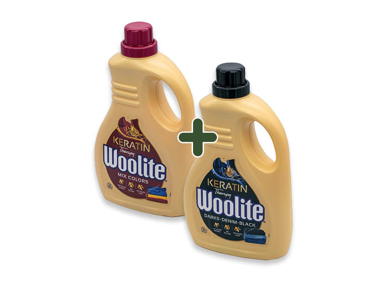 Skystas skalbiklis WOOLITE
			, 
				 900 ml (15 skalb.) 3 rūšių 4,09 Eur/vnt. A lygio parduotuvėse