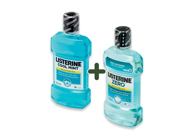 Burnos skalavimo skystis LISTERIN
			, 
				 500 ml, 3 rūšių, 5,99 Eur/vnt.