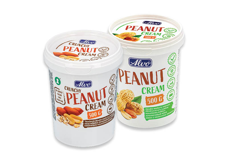 Riešutų kremui ALVO
			, 
				 500 g, 2 rūšių, 5,78 Eur/kg. A lygio parduotuvėse