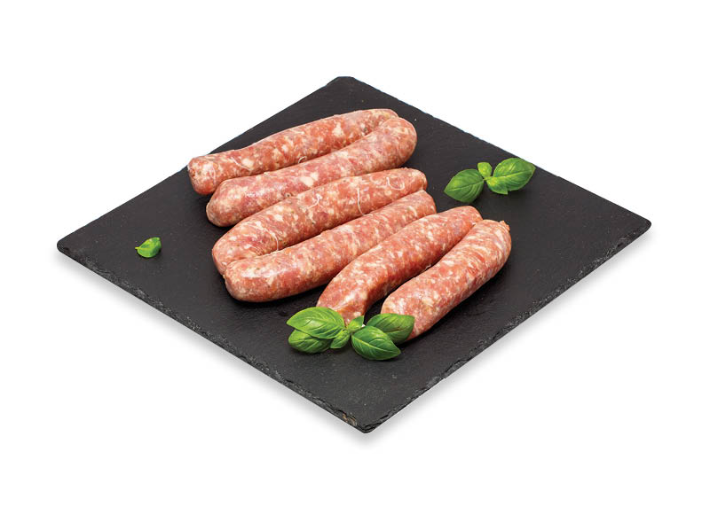 Šviežios tradicinės lietuviškos kiaulienos dešrelės
			, 
				 (sveriamoje vitrinoje), 1 kg A lygio parduotuvėse