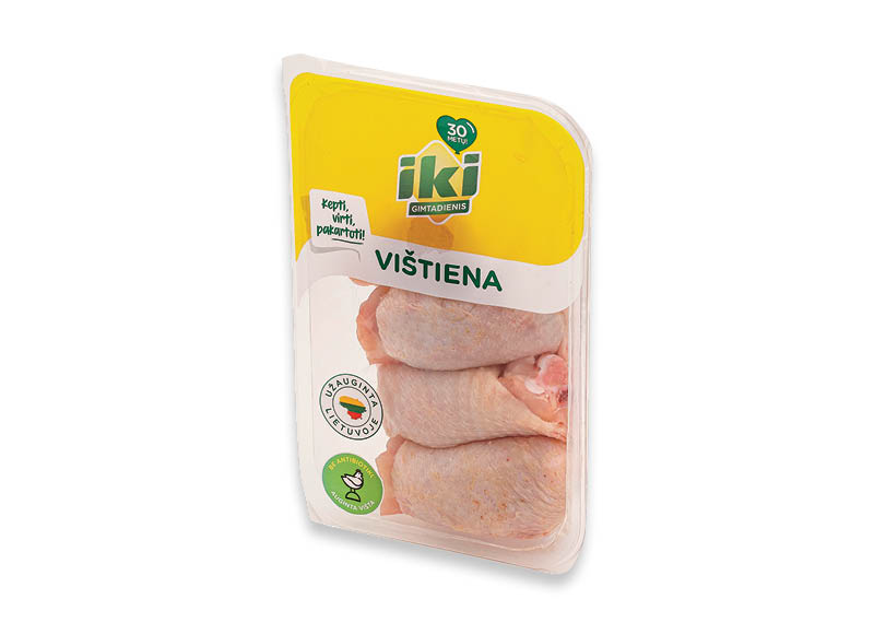 IKI šviežios viščiukų broilerių šlaunelės
,
(užauginta be antibiotikų) 500 g, 4,38 Eur/kg. A lygio parduotuvėse IKI šviežios viščiukų broilerių šlaunelės
,
(užauginta be antibiotikų) 500 g, 4,38 Eur/kg. A lygio parduotuvėse