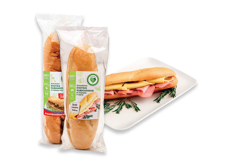 PAGAMINTA IKI DIDIESIEMS SUBMARINAMS
			, 
				 260 g, 310 g, 2 rūšių. Ir IKI EXPRESS