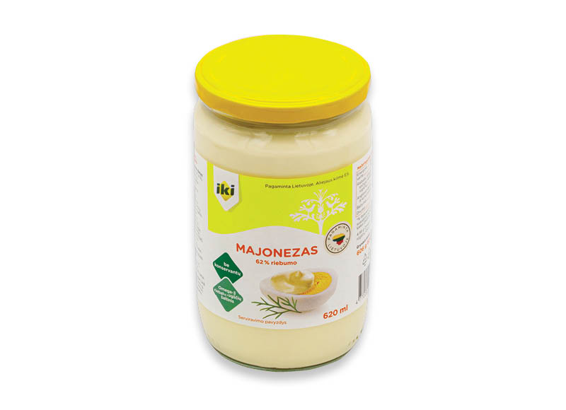 IKI majonezas be konservantų IKI majonezas be konservantų