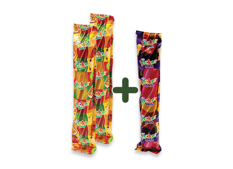 Valgomieji ledai JOCKER
			, 
				 80 ml, 2 rūšių 0,89 Eur/vnt. Ir IKI EXPRESS