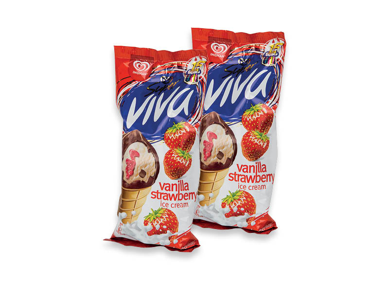 Valgomiesiems ledams SUPER VIVA vafliniame puodelyje
			, 
				 170 ml, 4 rūšių, 4,06 Eur/l. A lygio parduotuvėse