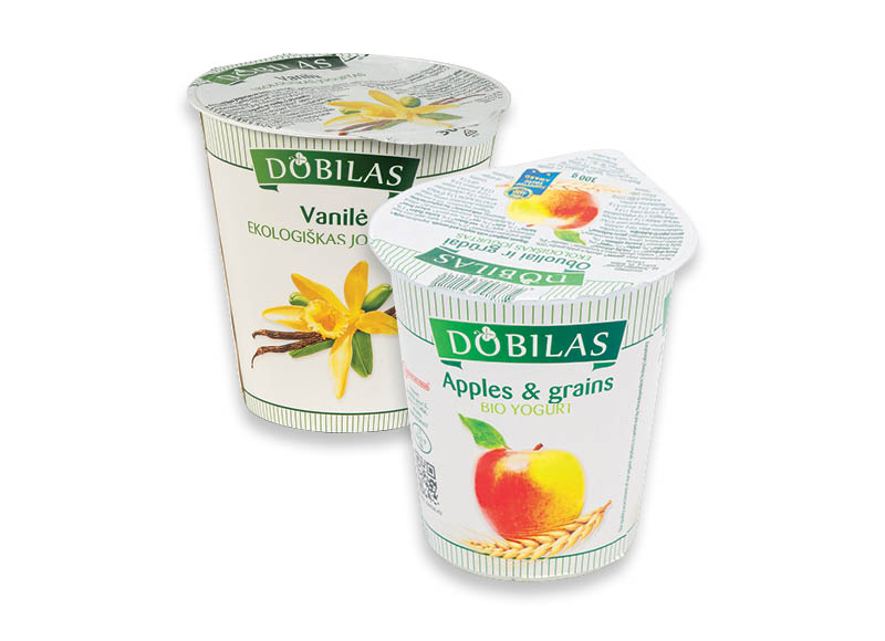 Ekologiškam jogurtui DOBILAS
			, 
				 300 g, 5 rūšių, 4,97 Eur/kg
