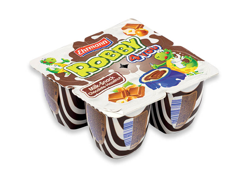Šokolado ir riešutų desertas ROBBY 4YOU
			, 
				 4 x 100 g, 2,48 Eur/kg. A lygio parduotuvėse