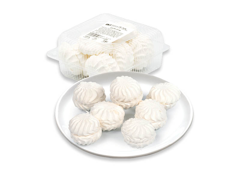 Vanilės skonio zefyrai
			, 
				 1 kg A lygio parduotuvėse