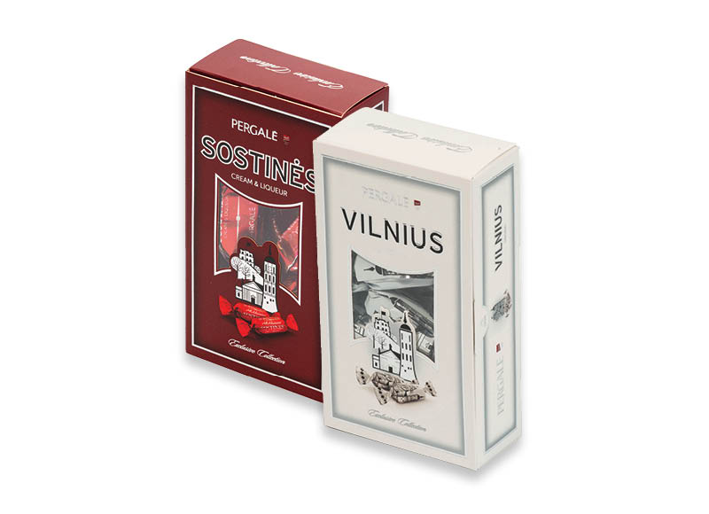 Saldainių dėžutėms VILNIUS ir SOSTINĖS
			, 
				 170 g, 2 rūšių, 14,65 Eur/kg. Ir IKI EXPRESS