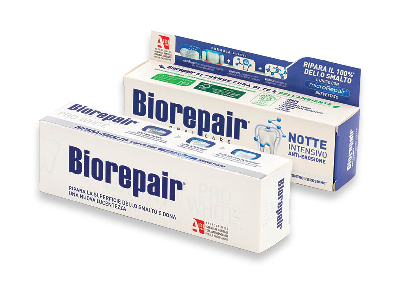 Dantų pastai L’ANGELICA ir BIOREPAIR
			, 
				 50 ml, 75 ml, 6 rūšių. A lygio parduotuvėse
