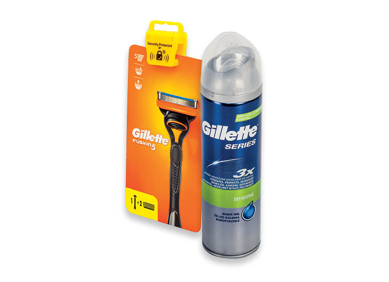 Vyriškiems sisteminiams skustuvams ir skutimosi kosmetikai GILLETTE
			, 
				 Įvairių rūšių. Ir IKI EXPRESS