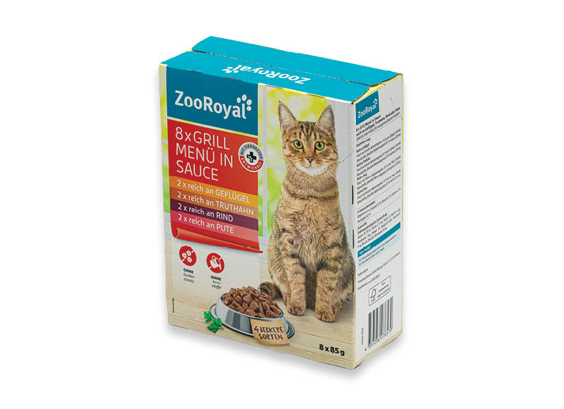 Kačių ėdalas ZOOROYAL
,
8 x 85 g, 2 rūšių, 4,40 Eur/kg. A lygio parduotuvėse Kačių ėdalas ZOOROYAL
,
8 x 85 g, 2 rūšių, 4,40 Eur/kg. A lygio parduotuvėse