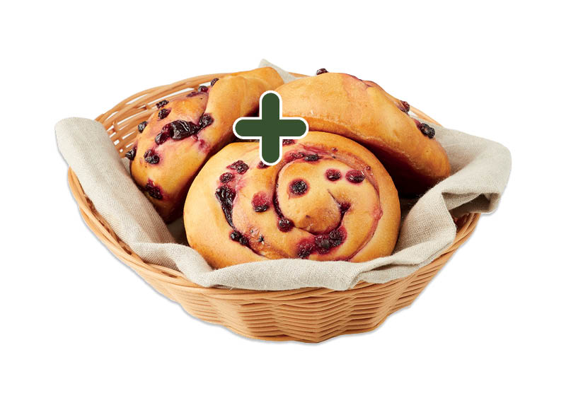 Bandelė BRIOCHE su juodųjų serbentų įdaru
,
70 g, 0,55 Eur/vnt. A (1) lygio parduotuvėse Bandelė BRIOCHE su juodųjų serbentų įdaru
,
70 g, 0,55 Eur/vnt. A (1) lygio parduotuvėse