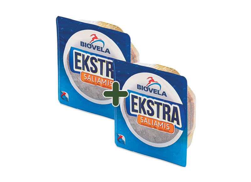 Karštai rūkytas saliamis BIOVELA EKSTRA
			, 
				 200 g, 2,89 Eur/vnt. A lygio parduotuvėse