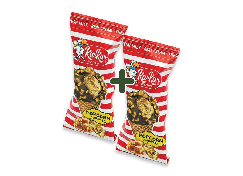 Spragėsių skonio valgomieji ledai KAR KAR vafliniame ragelyje
			, 
				 150 ml, 1,99 Eur/vnt. Ir IKI EXPRESS