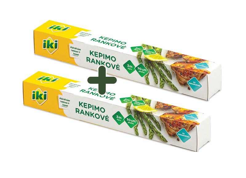 IKI kepimo rankovė, 3 m X 30 cm, 1,49 Eur/vnt