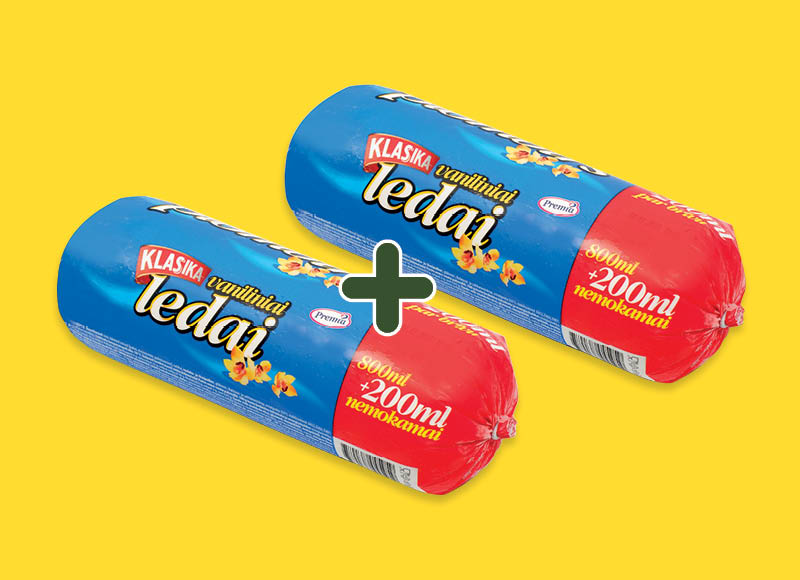 Vaniliniai valgomieji ledai KLASIKA
			, 
				 1 l, 3,89 Eur/vnt. Ir IKI EXPRESS