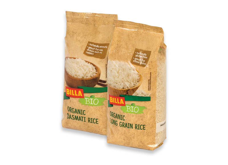 BILLA BIO ryžiai
			, 
				 500 g, 1 kg, 2 rūšių.A lygio parduotuvėse