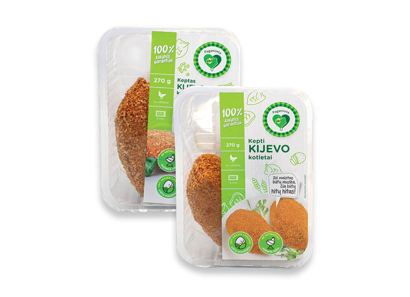 PAGAMINTA IKI kepti fasuoti KIJEVO kotletai
			, 
				 270 g, 9,22 Eur/kg. Ir IKI EXPRESS