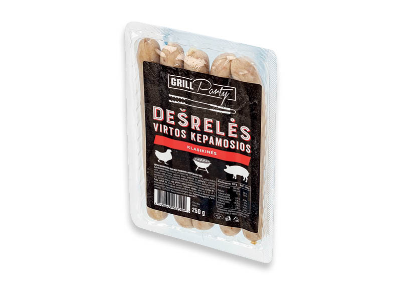 GRILL PARTY kepamosios dešrelės KLASIKINĖS
			, 
				 250 g, 5,96 Eur/kg.Ir IKI EXPRESS
