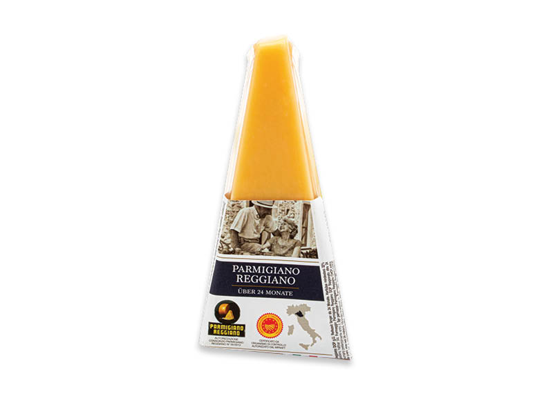 Kietasis sūris PARMIGGIANO REGGIANO
			, 
				 150 g, 32 % rieb., 24 mėn. brandinta, 23,27 Eur/kg. A lygio parduotuvėse