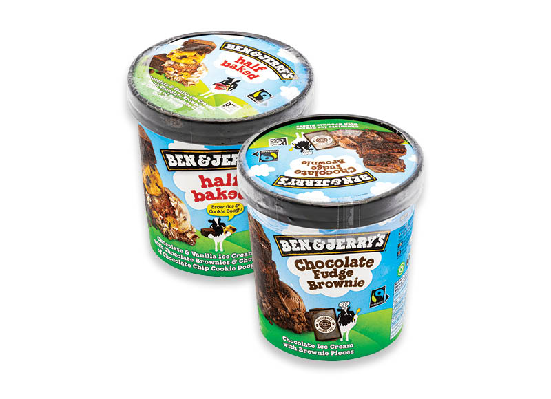 Valgomieji ledai BEN & JERRY’S
			, 
				 438 ml, 465 ml, 6 rūšių 8,79 Eur/vnt. Ir IKI EXPRESS