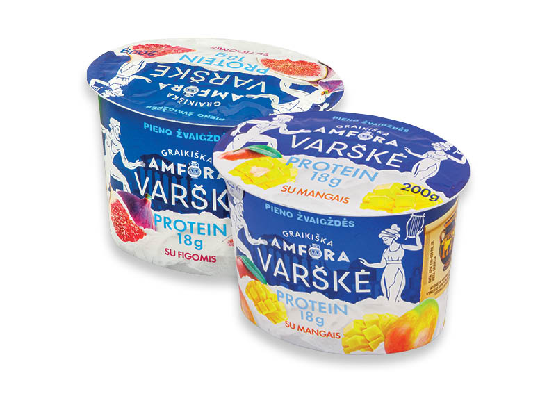 GRAIKIŠKA varškė AMFORA PROTEIN
			, 
				 200 g, 5 rūšių, 6,45 Eur/kg.Ir IKI EXPRESS