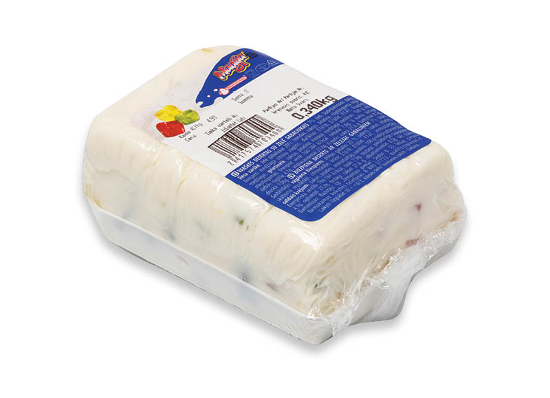 Varškės desertas MAGIJA su želė gabaliukais, 1 kg, 7 % rieb. 2 rūšių