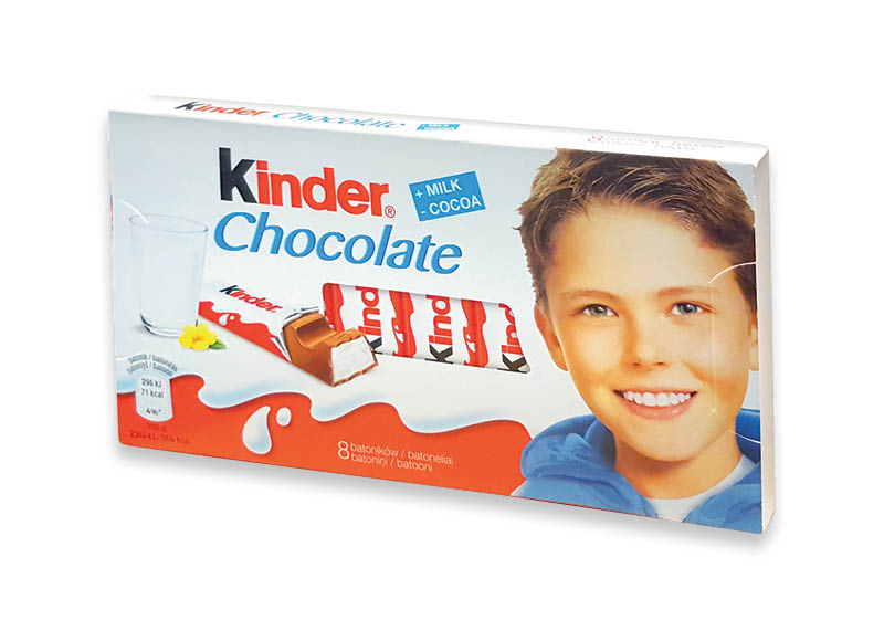 Šokolado plytelė KINDER T8
			, 
				 100 g, 13,50 Eur/kg.Ir IKI EXPRESS