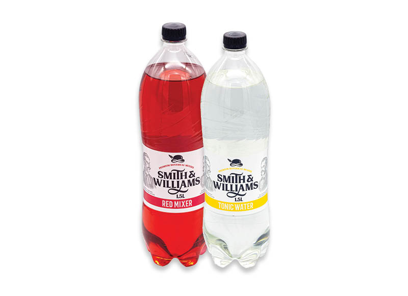 Gazuotas gėrimas SMITH & WILLIAMS, 1,5l, 2 rūšių, 0,93 Eur/l. A lygio parduotuvėse