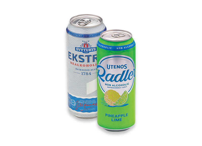 Nealkoholinis alus ŠVYTURYS EKSTRA ir UTENOS RADLER PINEAPPLE LIME
			, 
				 0,5 l, 2 rūšių, 1,38 Eur/l. A lygio parduotuvėse